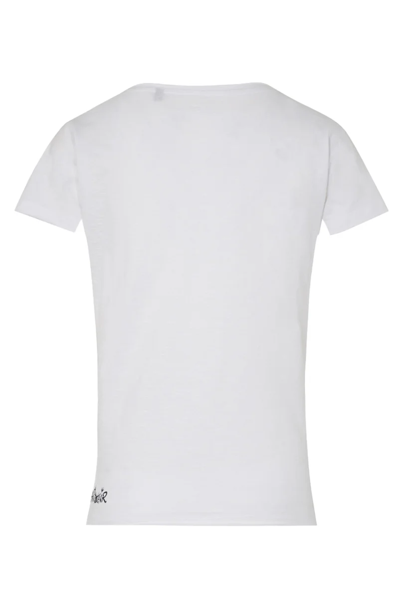 Damen T-Shirt 'Hirsch mit Fellmütze'