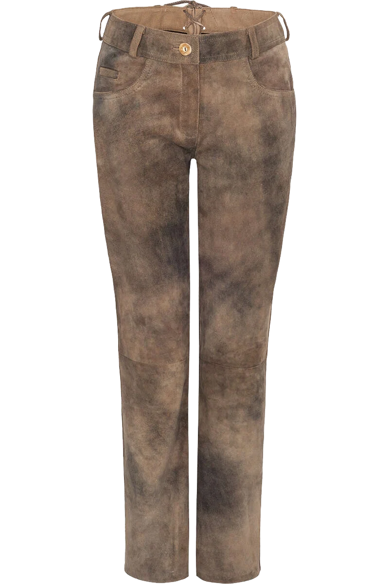 Damen Trachten Lederhose lang