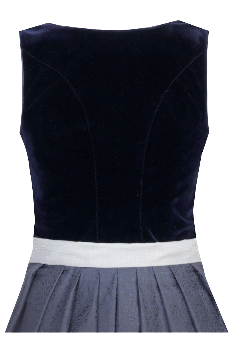 Midi Samtdirndl deep ocean