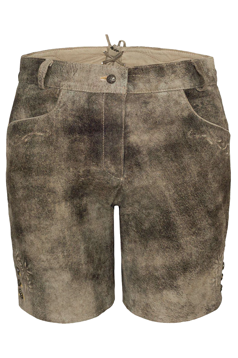 Damen Lederhose Shorts