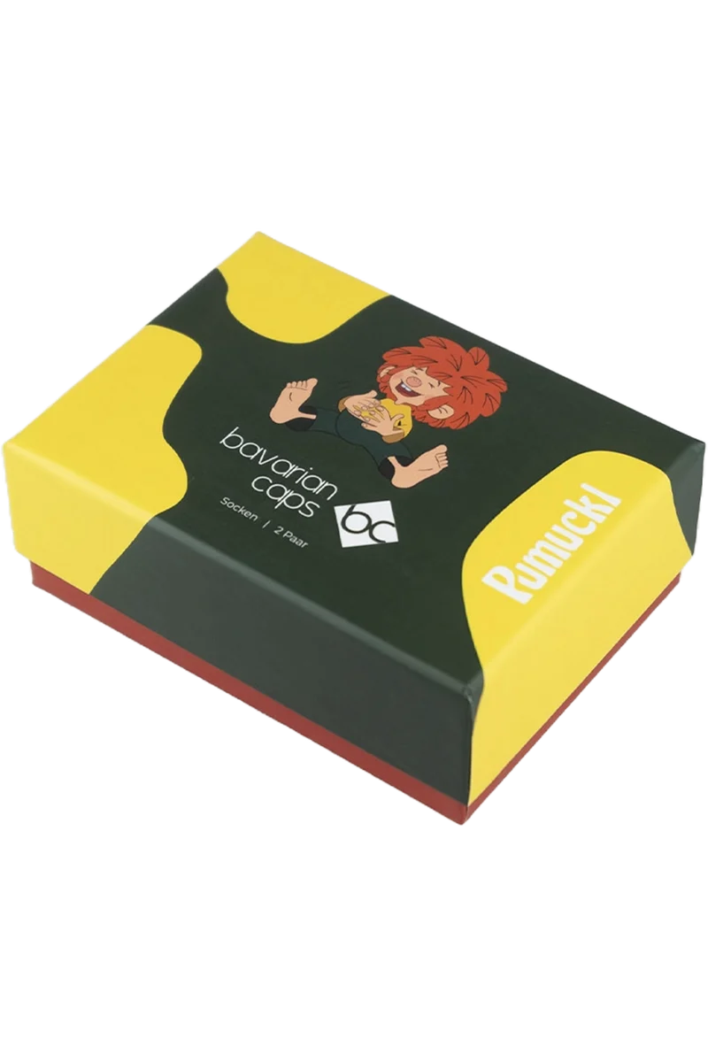 Unisex Sockenbox 2 Paar Socken Pumuckl