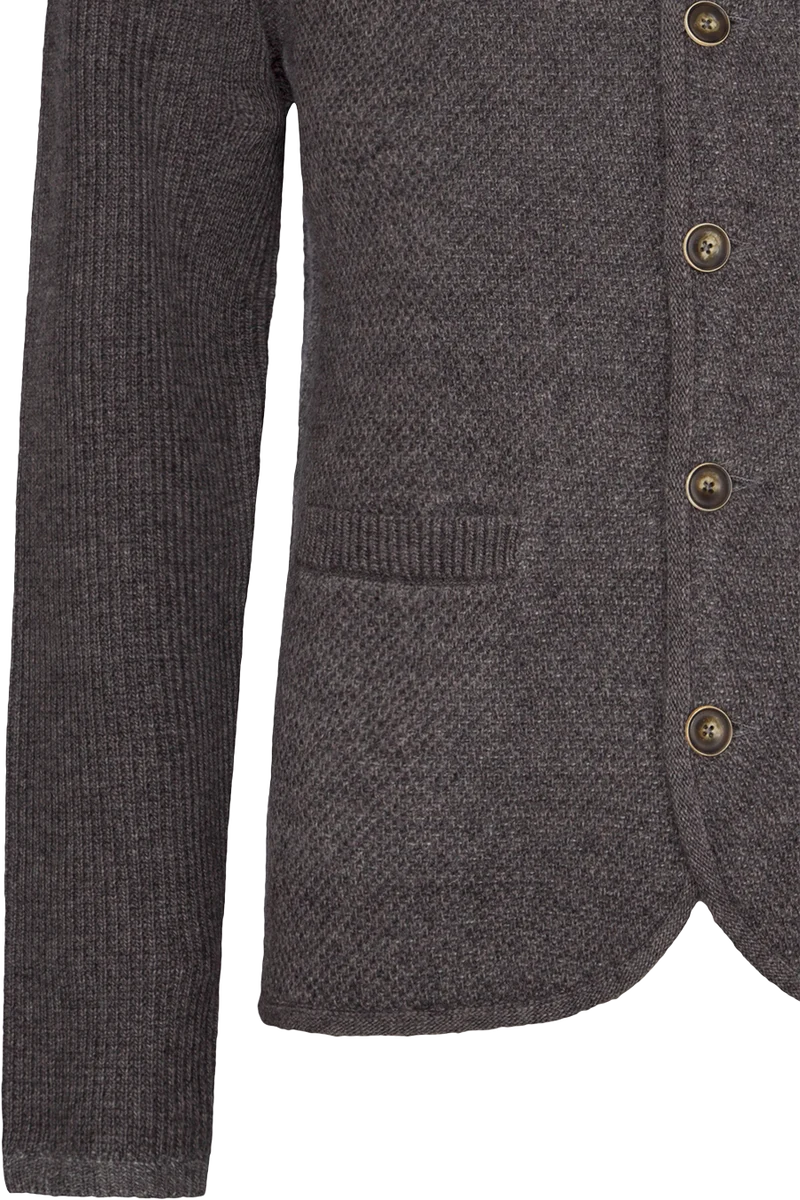 Herren Trachtenstrickjacke mit Stehkragen