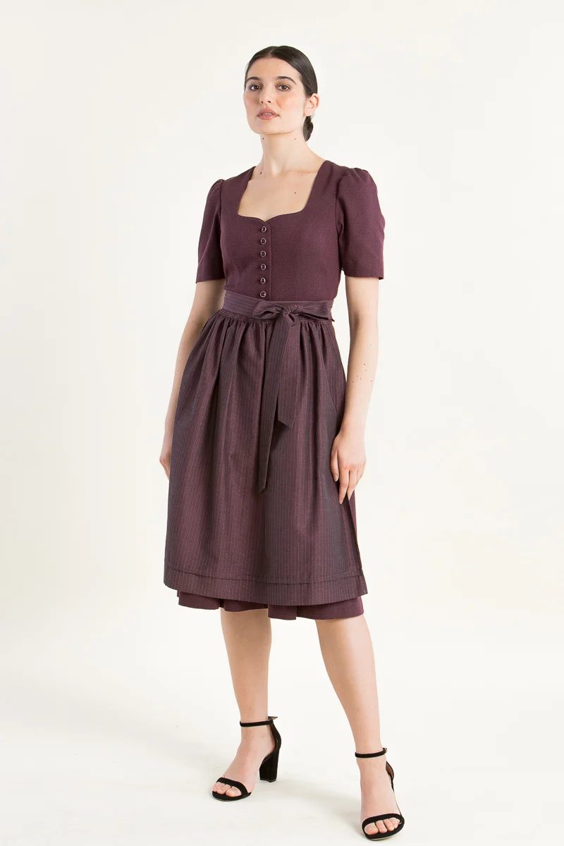 Wenger Dirndl Frieda weinrot