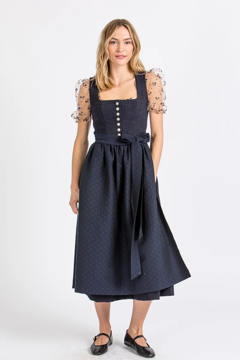 Almliebe Dirndl Danz Bodn blau