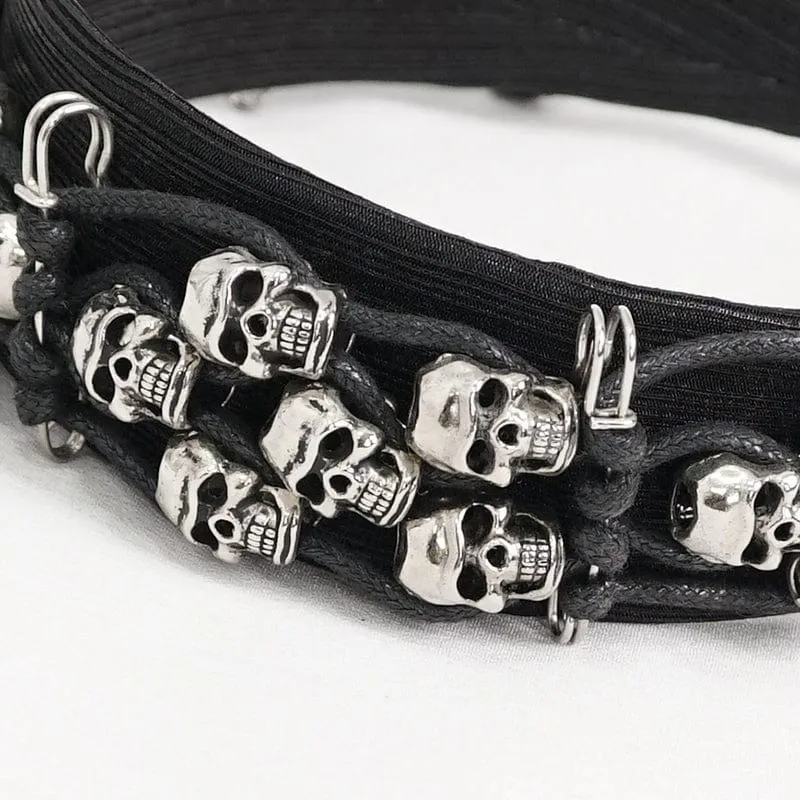 Gothic Skulls Haarband für Damen