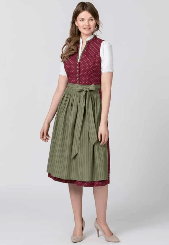 Dirndl Bella bordeaux