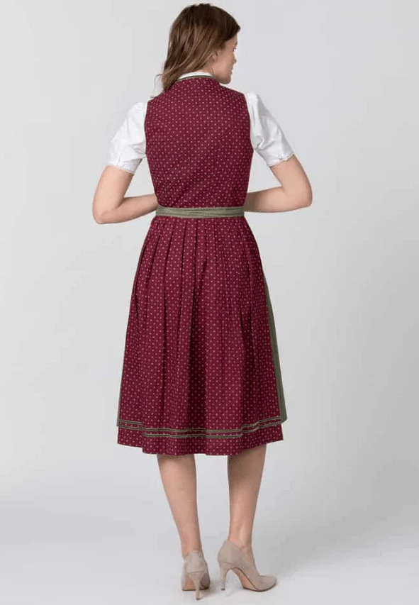 Dirndl Bella bordeaux
