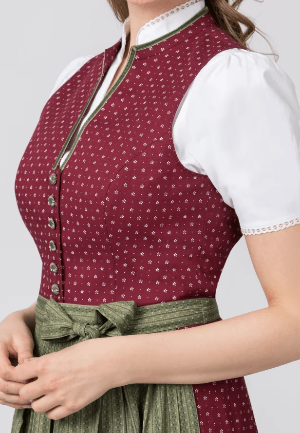 Dirndl Bella bordeaux