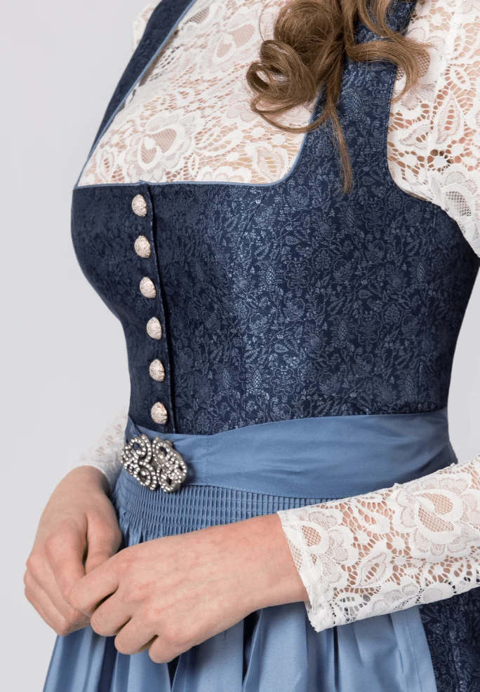Dirndl Leonora blau