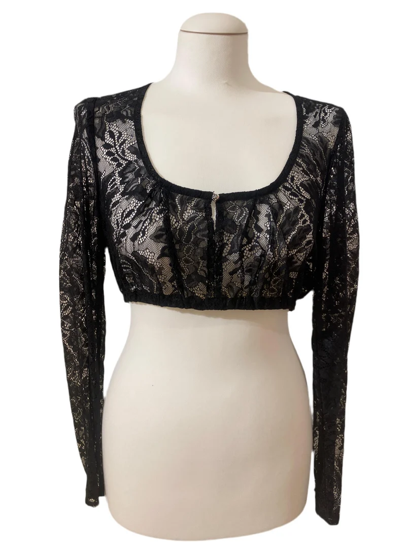 Dirndlbluse Mia Anno Domini Design schwarz