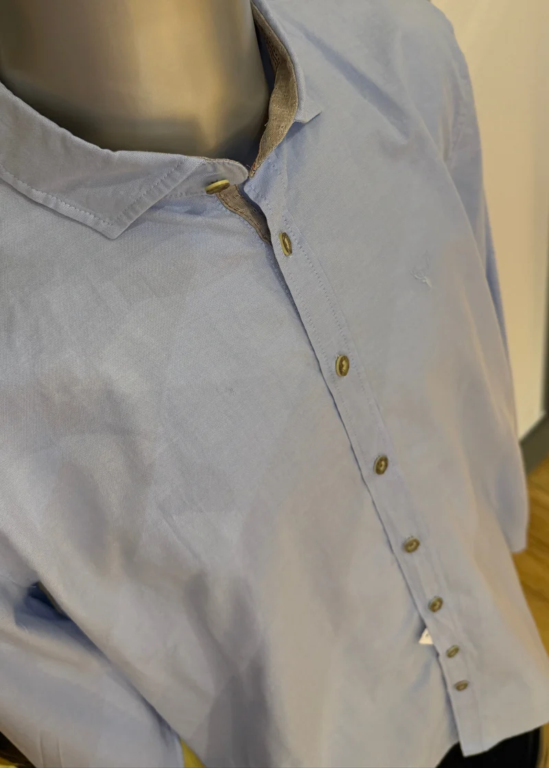 Trachtenhemd Pure hellblau Modern Fit