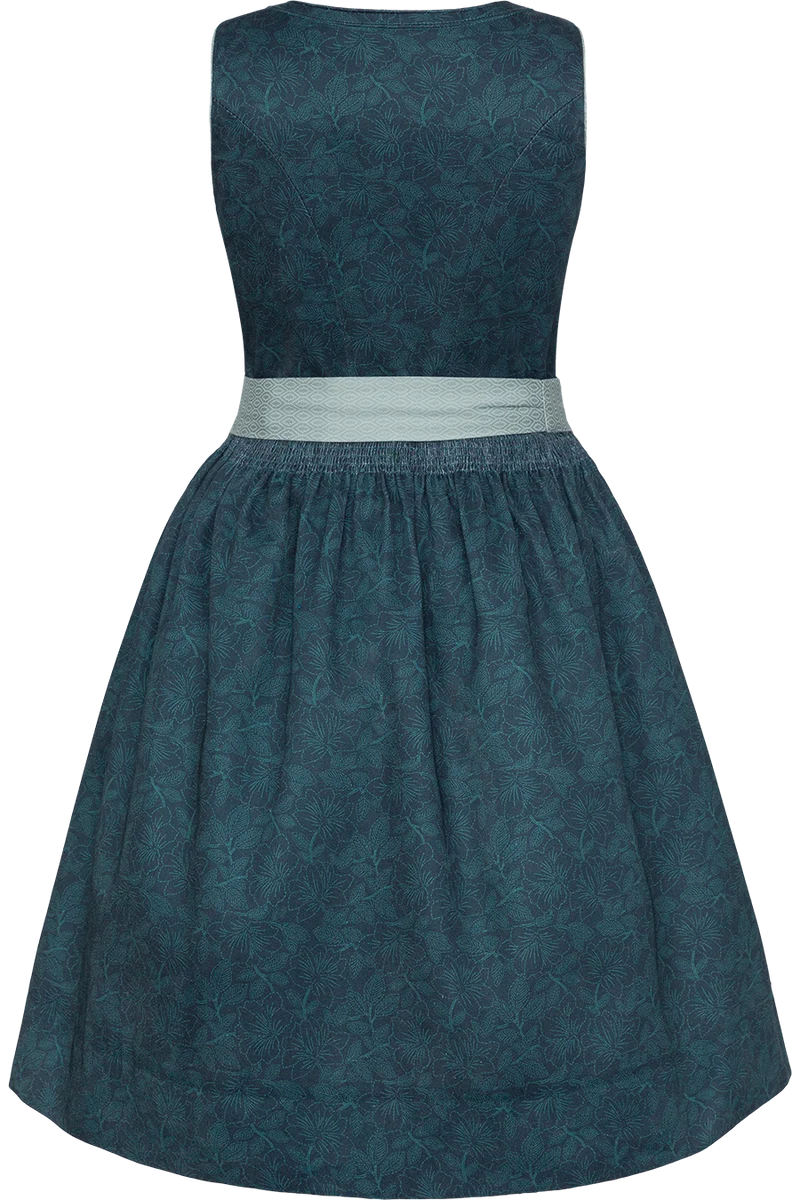 Kinder-Baumwolldirndl mit Blumenmuster