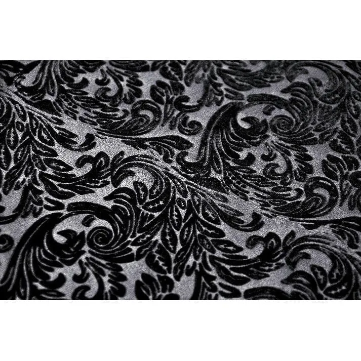 Langärmliges Gothic-Shirt mit Blumenspitze für Damen