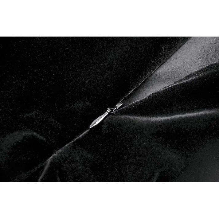 Gothic-Unterkleid aus Samt mit Stickerei und Hörnern für Damen zum Schnüren