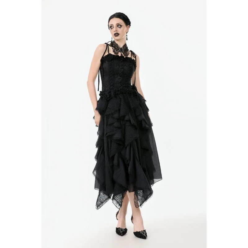 Gothic-Halsband mit Schmetterlingsspitze für Damen