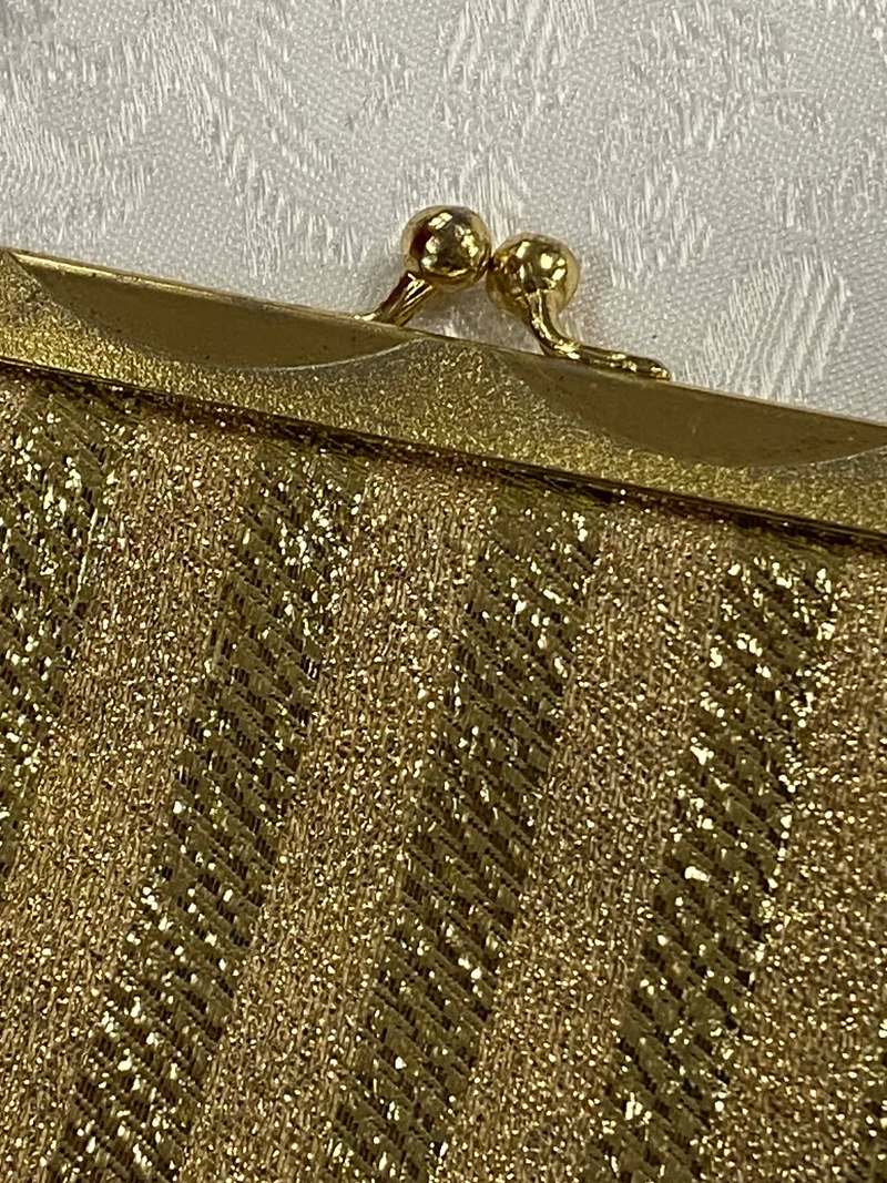 Vintage Abendtasche Gold