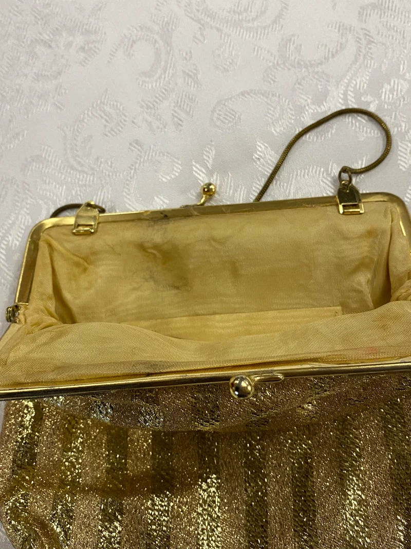 Vintage Abendtasche Gold