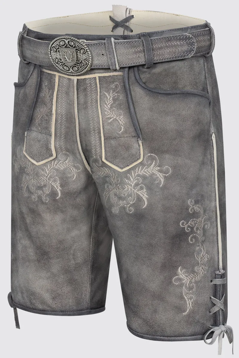 Herren Lederhose TORIN % mit Gürtel - Krüger Buam - 963869-000-0043