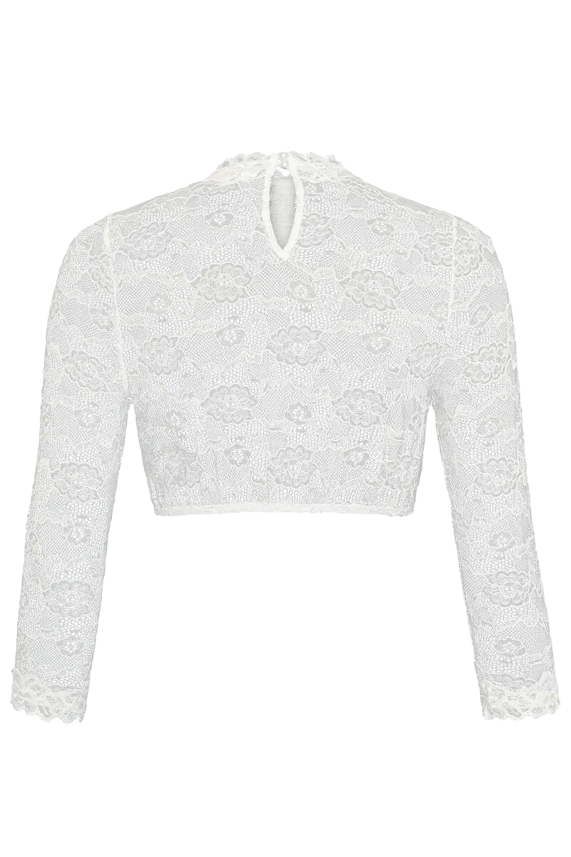 Spitzen-Dirndlbluse 3/4-Arm
