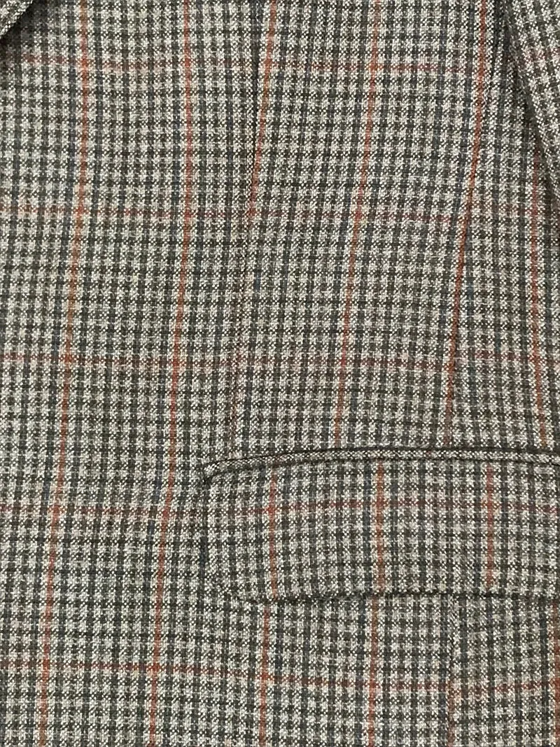 Karierte Herrenjacke Vintage Tweed Sakko Blazer Gr.48