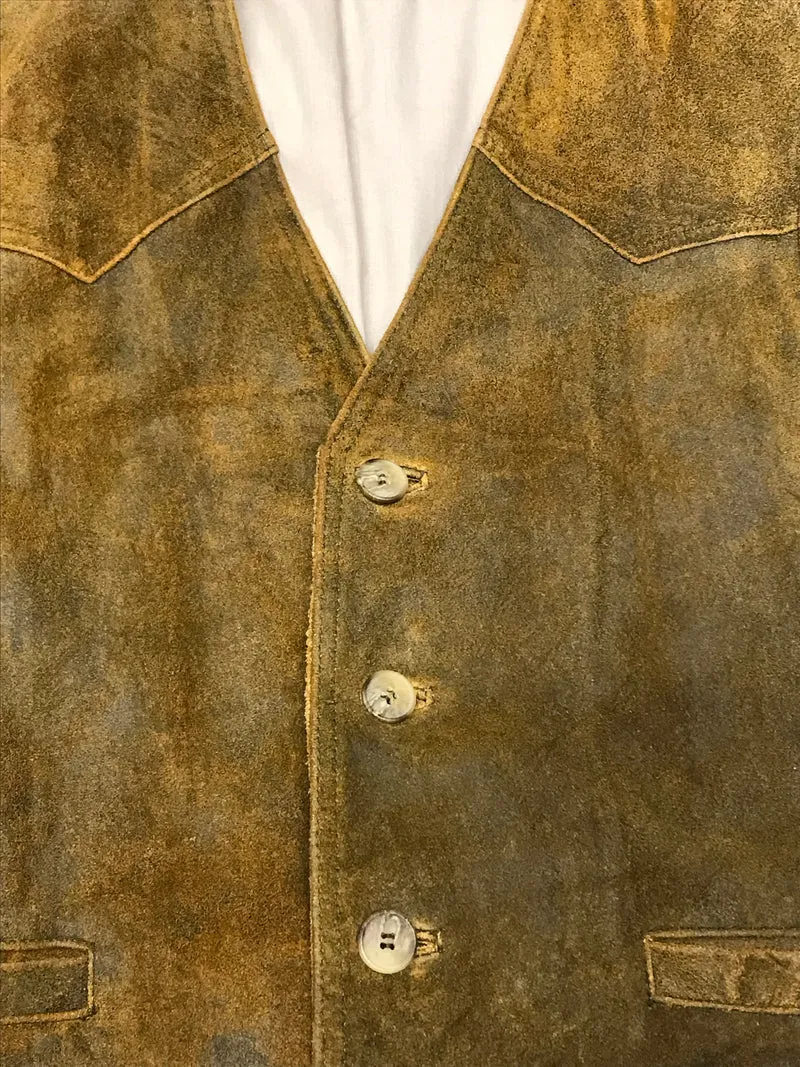 Herren Lederweste Vintage