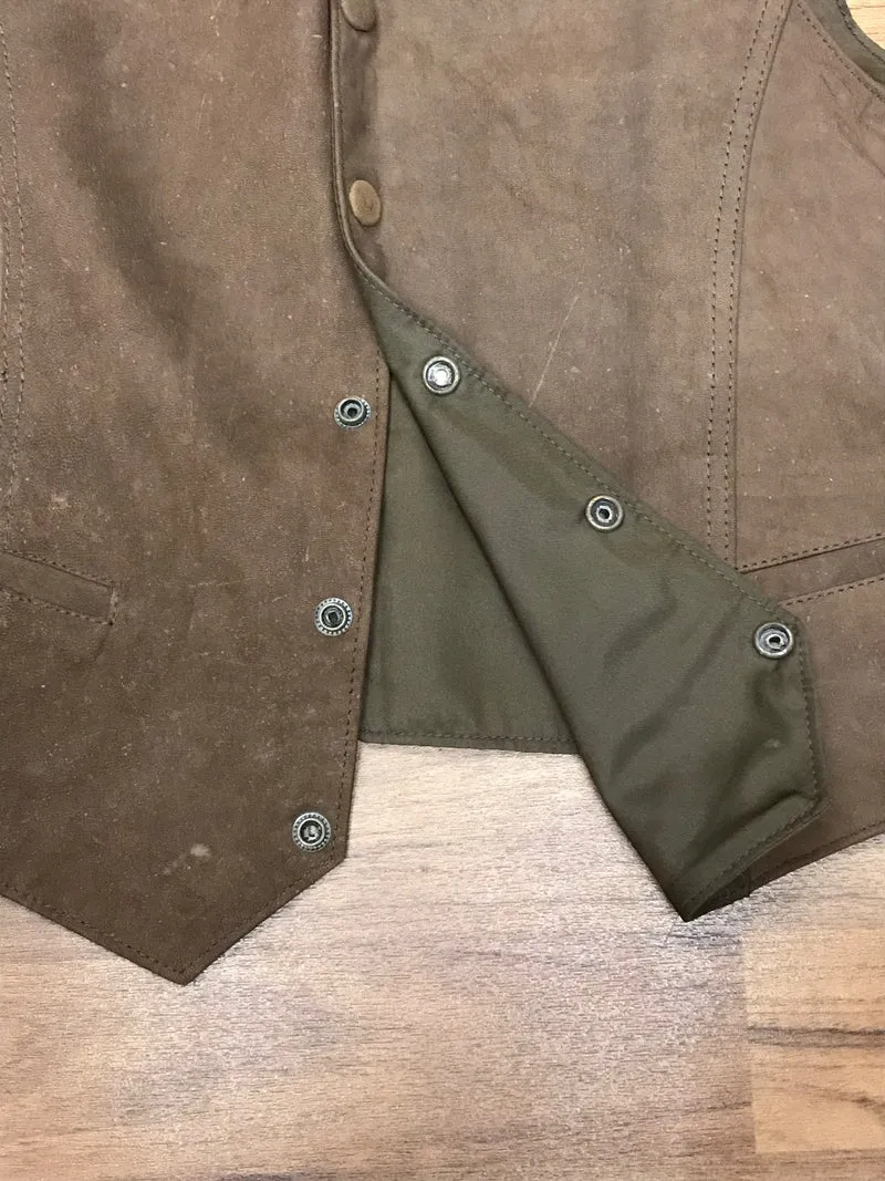 Herren Lederweste Gr.M, braun Vintage