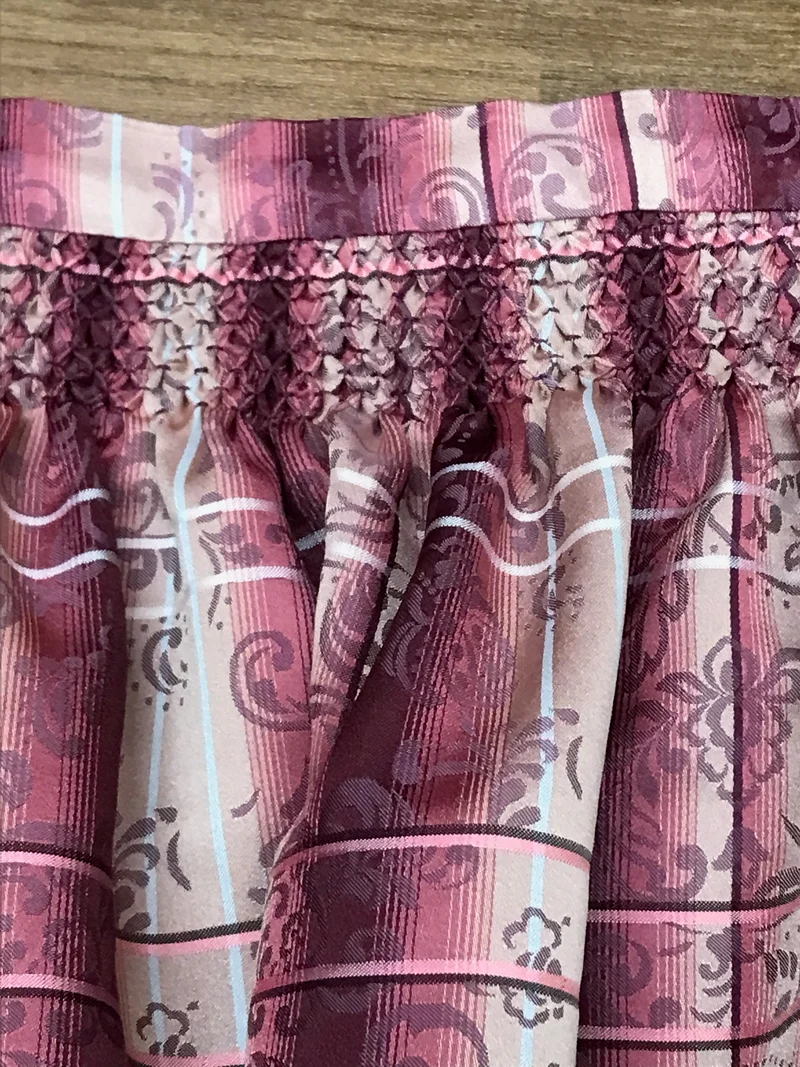 Vintage Dirndlschürze beere rosa - mittellang