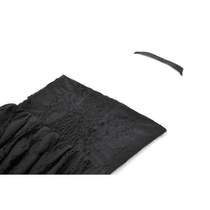 Gothic Neckholder-Kurzkleid aus Spitze für Damen