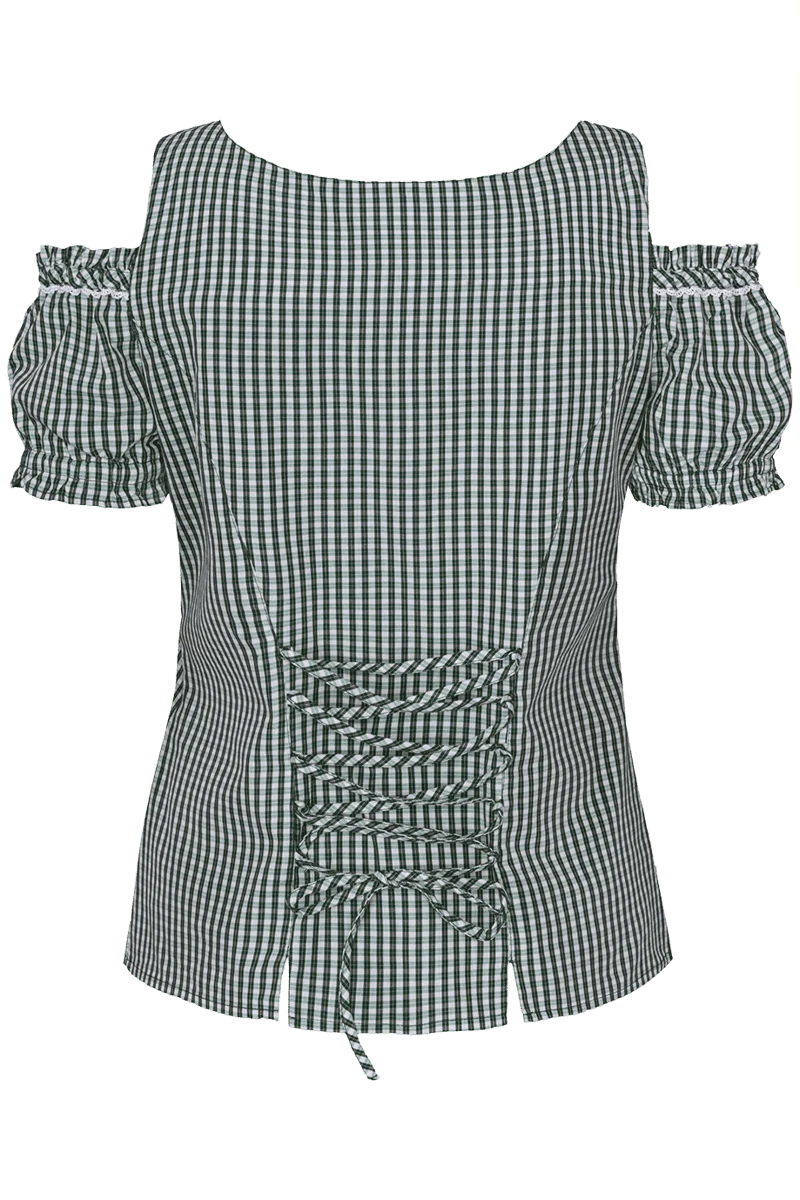 Trachten Carmenbluse kariert
