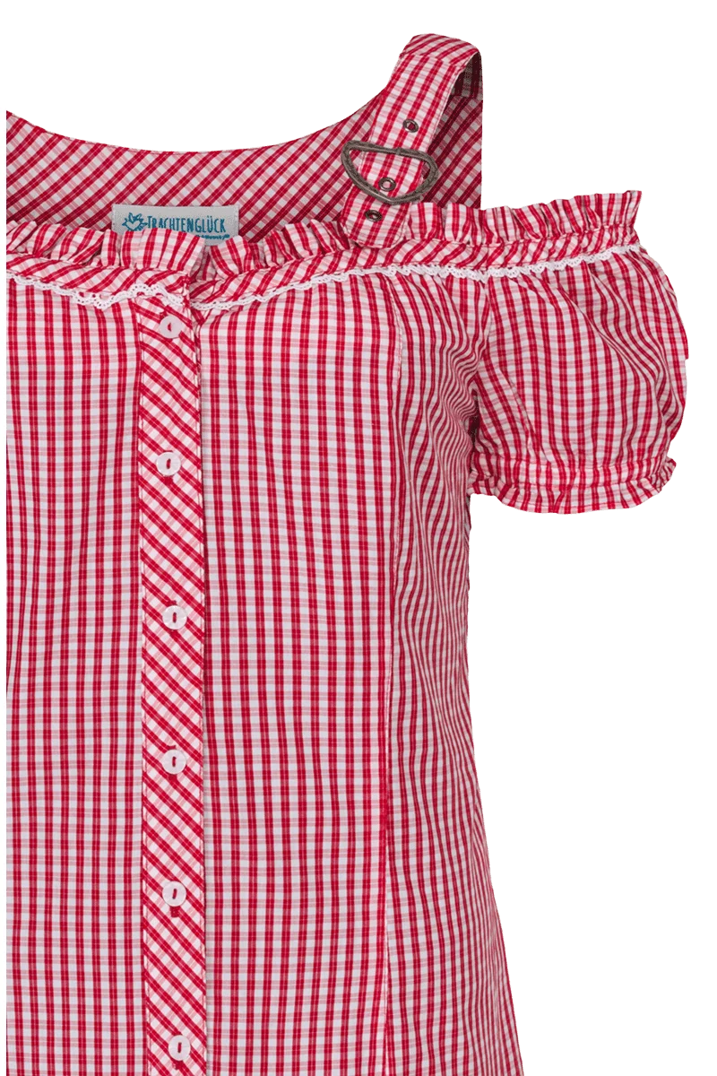 Trachten Carmenbluse kariert