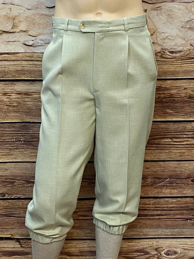 Hellgrüne Vintage Knickerbocker Hose Herren Gr. 50 – 20er Stil