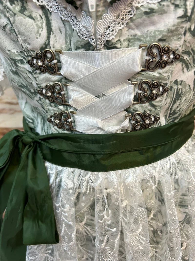 Dirndl grün weiß – Moser, Gr.38