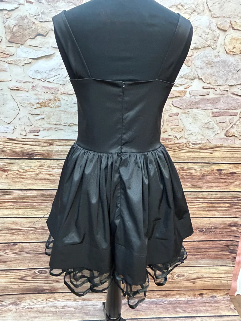 Cocktailkleid schwarz 50er Stil Goddess London Gr. 38