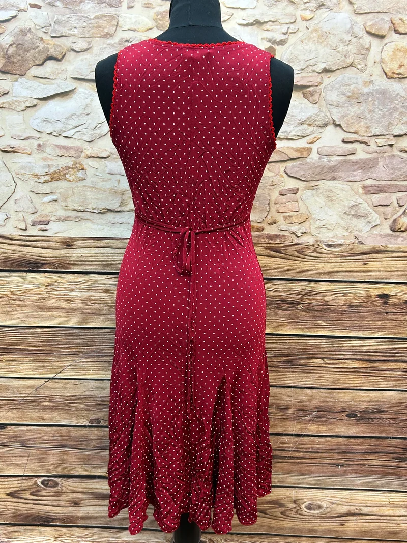 Vintage Swingkleid Rot Polka Dots Gr. 40 – 50er Stil