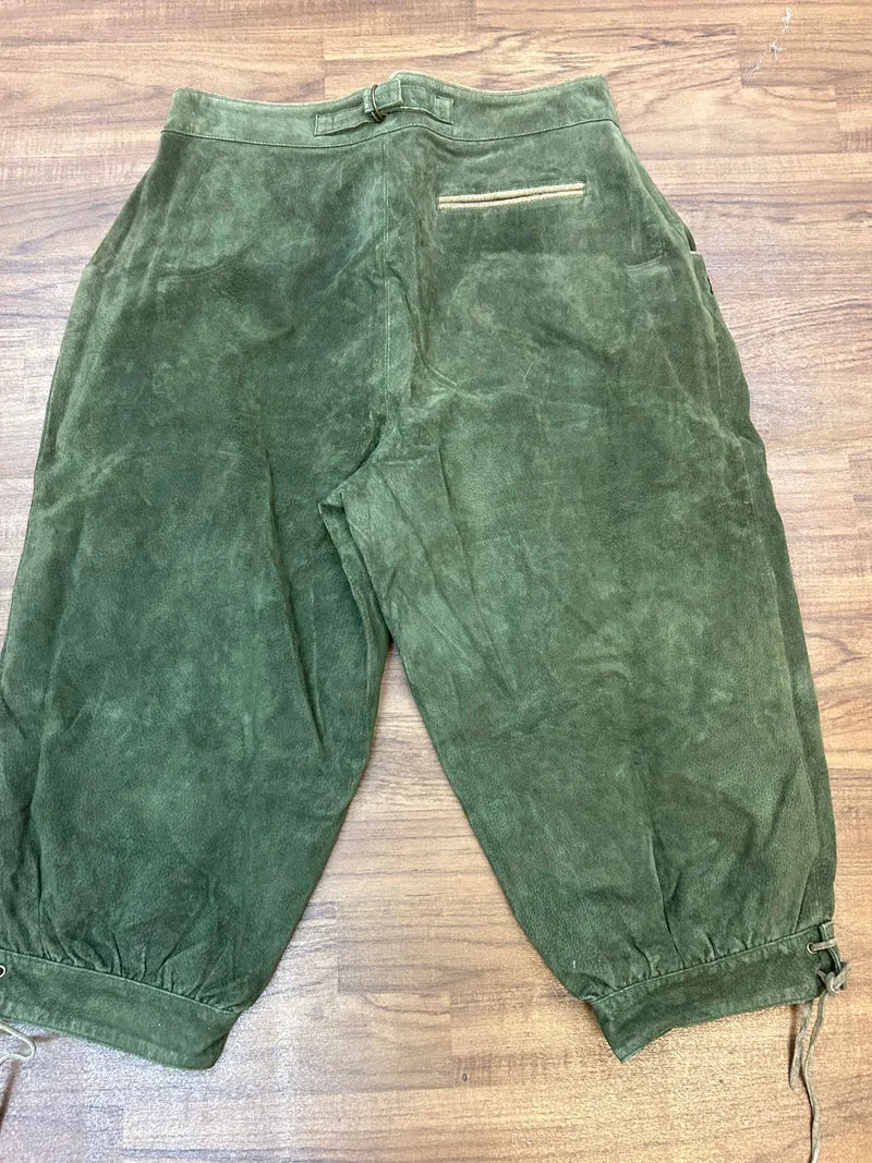 Kniebundlederhose – Damen – Blumenstickerei