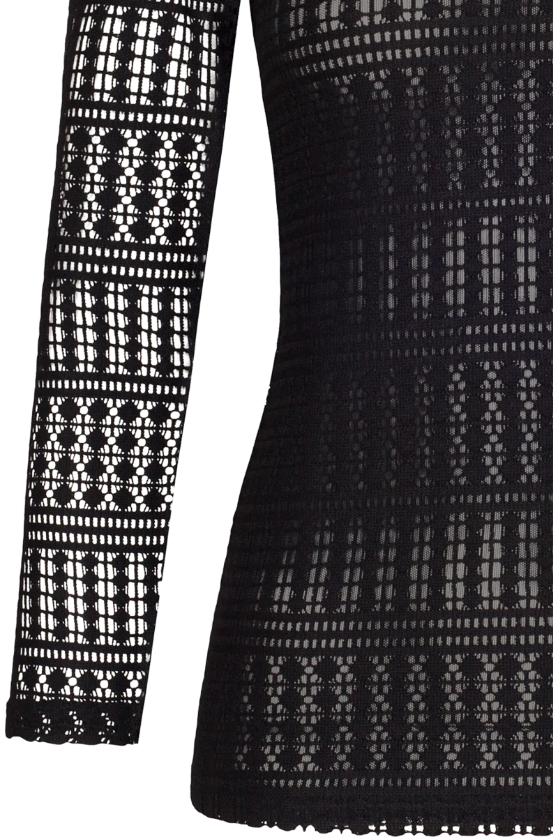 Damen Spitzenshirt 7/8-lange Ärmel
