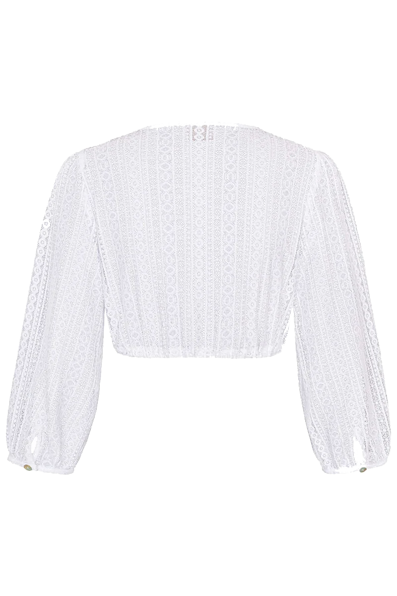 Dirndlbluse mit 3/4-Arm