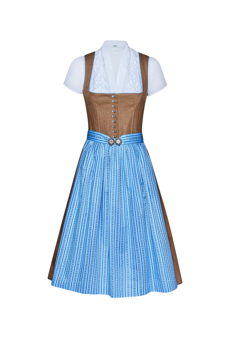 Dirndl mit Kontrastpaspel