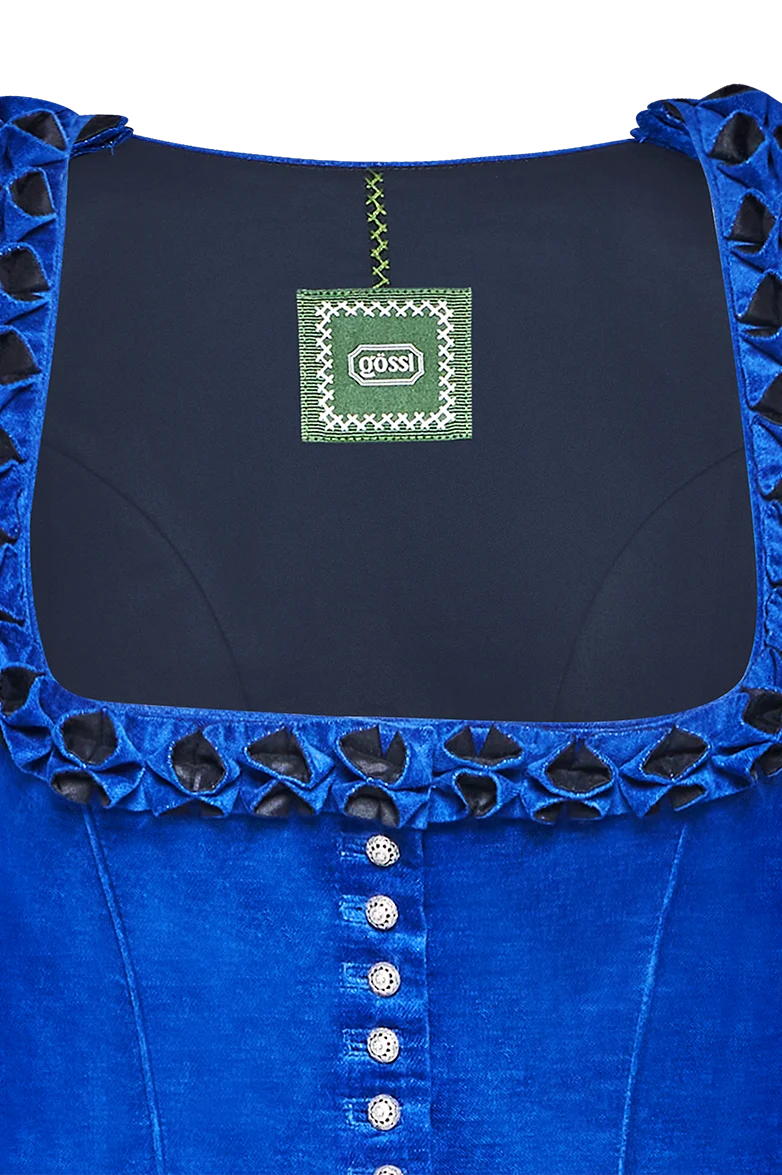 Leuchtender Blaudruck