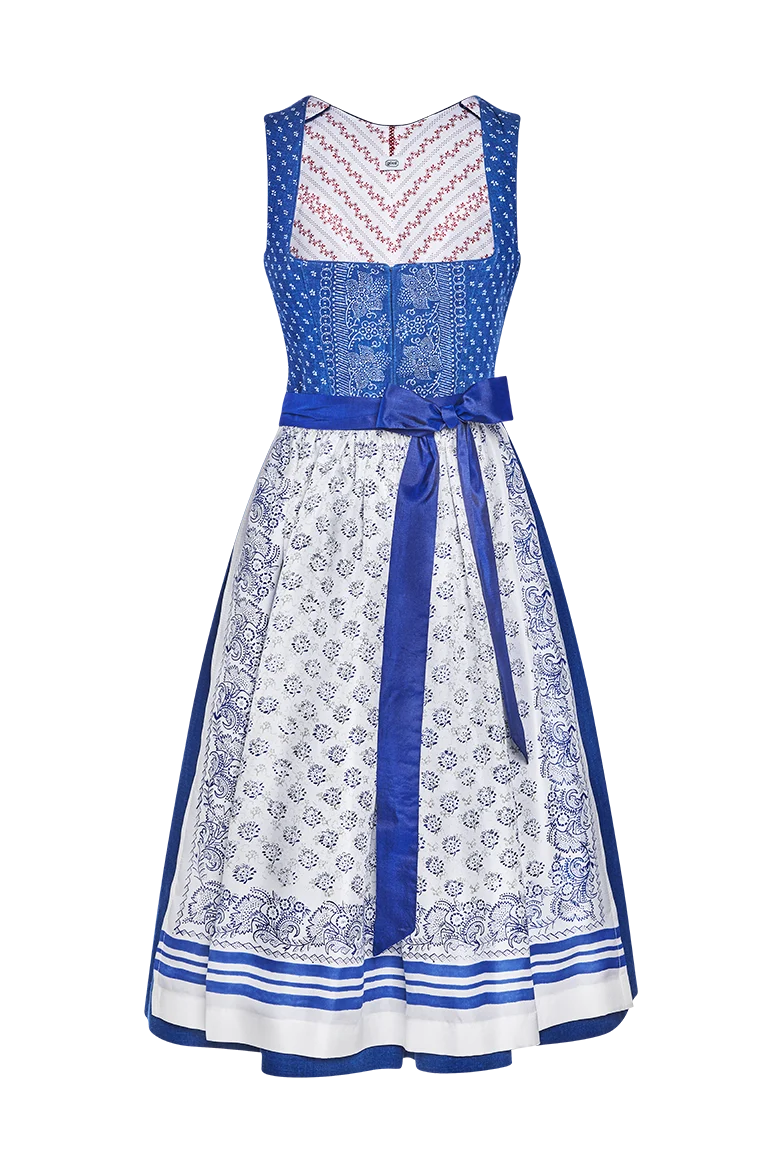 Echtes Blaudruckdirndl Edition