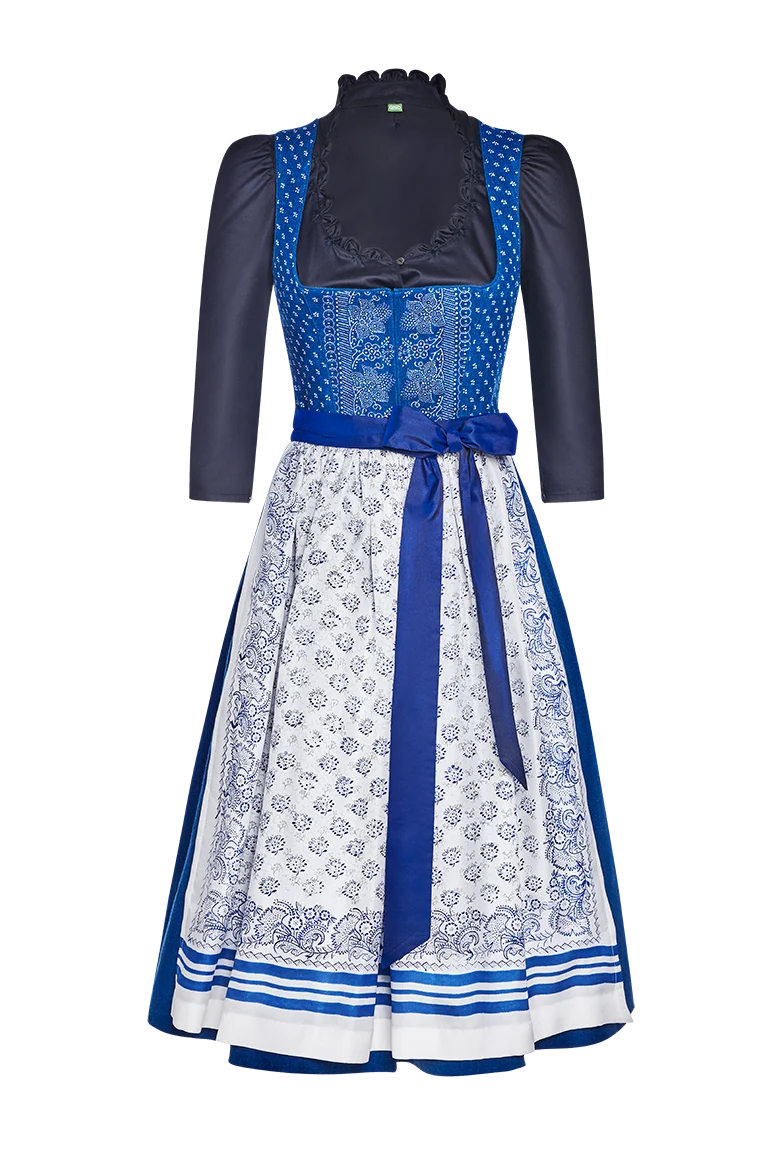 Echtes Blaudruckdirndl Edition