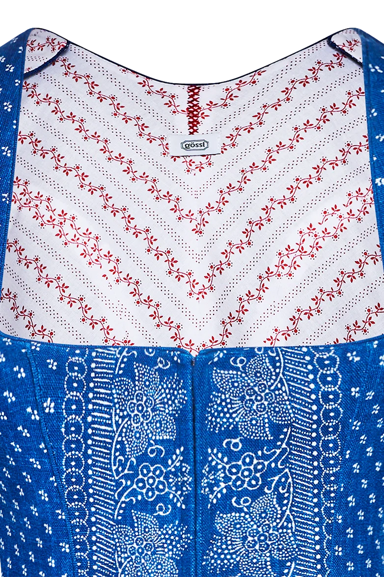 Echtes Blaudruckdirndl Edition