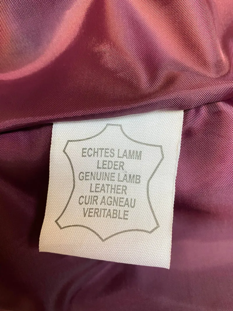 Vintage Herren Weste aus Lammleder Gr. XL