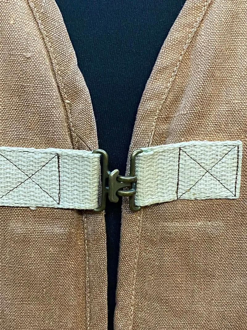 Vintage Herren Weste aus Naturtextilien Gr. 58