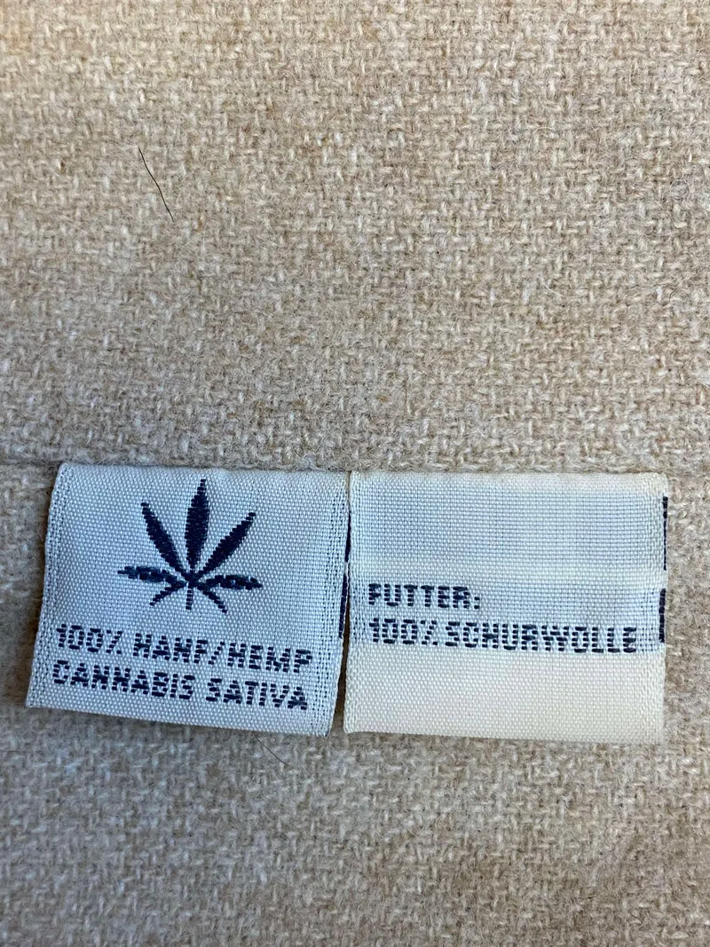 Vintage Herren Weste aus Naturtextilien Gr. 58