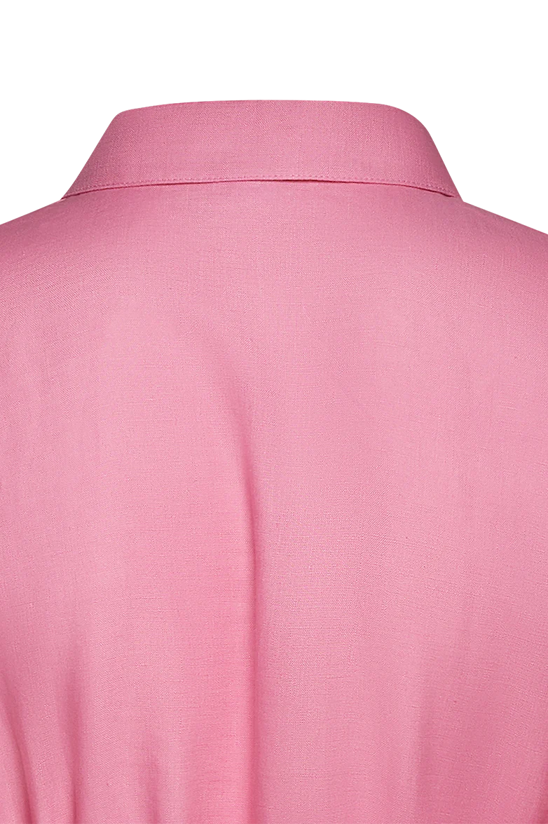 Leinenkleid mit Biesenfalten