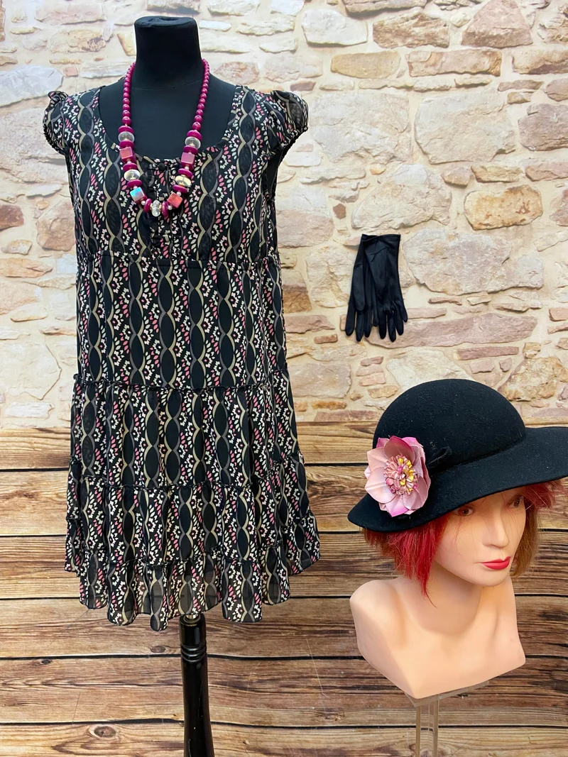 20er Jahre Tageskleid Gr. 38 – Downton Abbey Stil