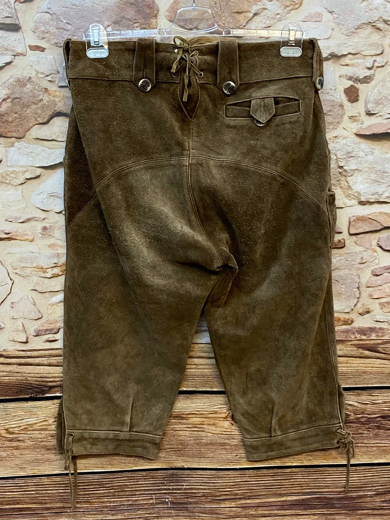Vintage Alphorn Lederhose Gr. 50 braun