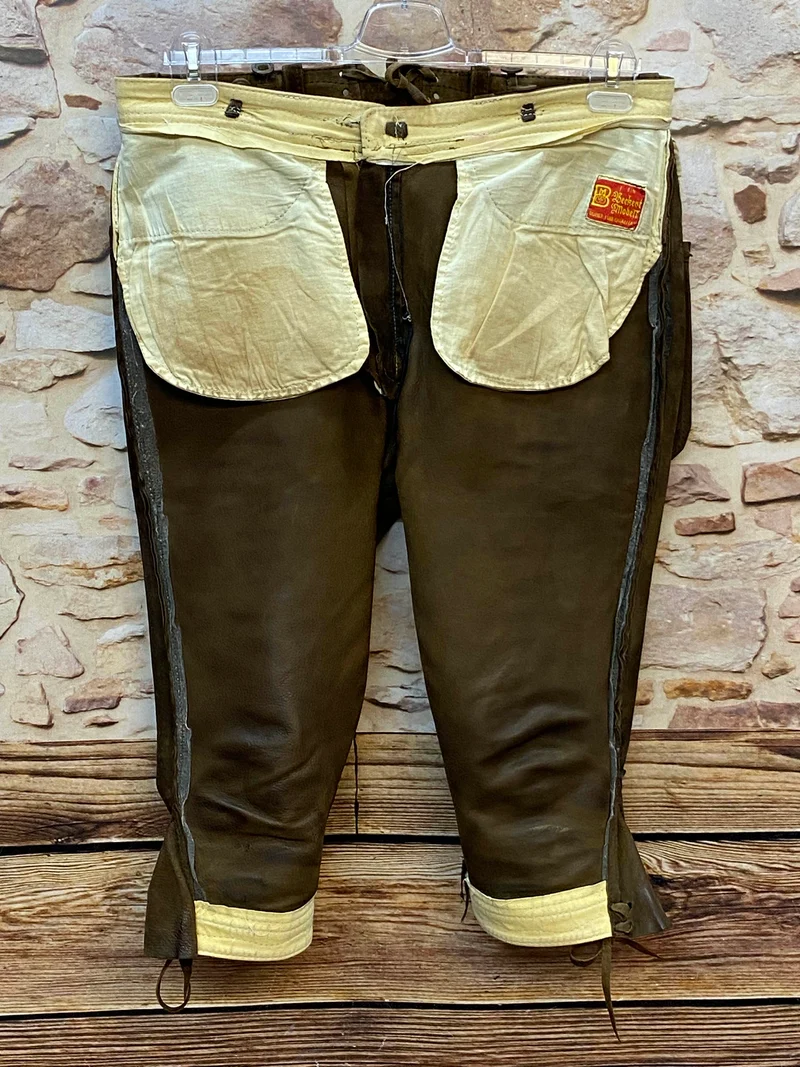 Vintage Beckert Lederhose Gr. 48 dunkelbraun