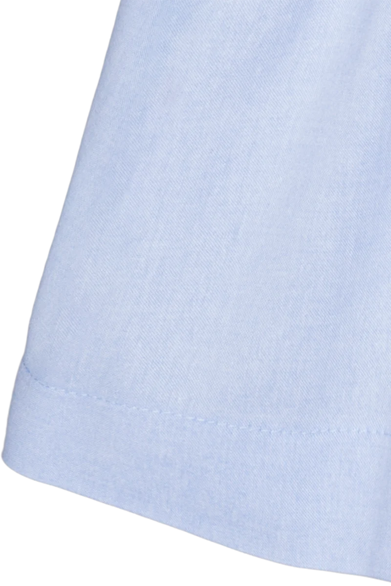 Kinderdirndl mit Blumenmuster und Puffärmel-Bluse - blau